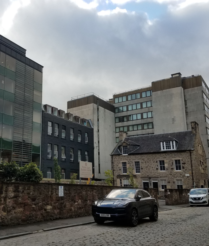 Old and new architecture in Edinburgh